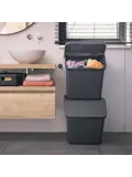 Sigma home - Prullenbak met deksel - 60L