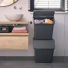 Sigma home - Prullenbak met deksel - 60L