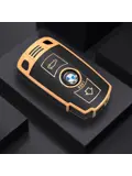 TPU Sleutelhoesje voor Bmw goud E4