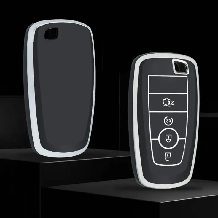 TPU Sleutelhoesje voor Ford zwart B4