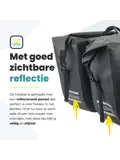Voltano Dubbele Rolltop Fietstas 48 L