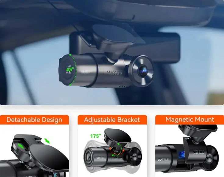 N2X Cloud 2K Wifi GPS dashcam