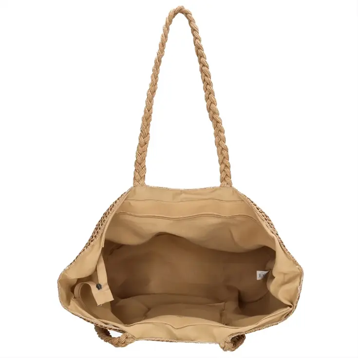 Natural Life - Strandtas riet - Groot