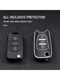 TPU Sleutelhoesje voor Hyundai zwart C3