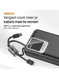 Powerbank met Kabels - 20000 mAh