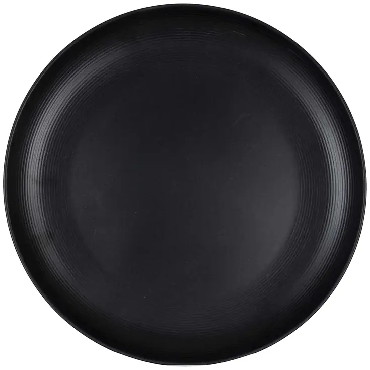 Bo-Camp Ontbijtbord Orville 4 Stuks Zwart