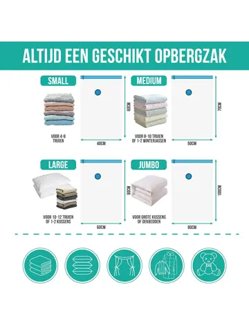 Strex Vacuumzakken - 14 Delig