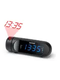 Wekker FM klokradio Projectie USB-A Output