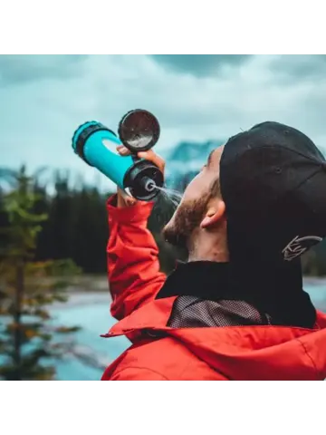 Lifesaver Liberty 2000 Waterfilter Drinkfles Blauw