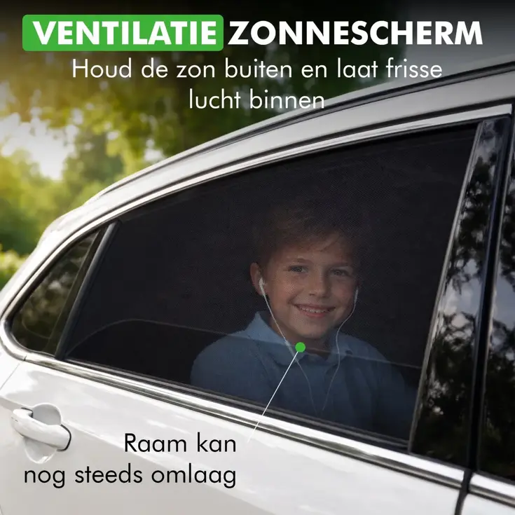 Zonnescherm Auto 2 Stuks UV
