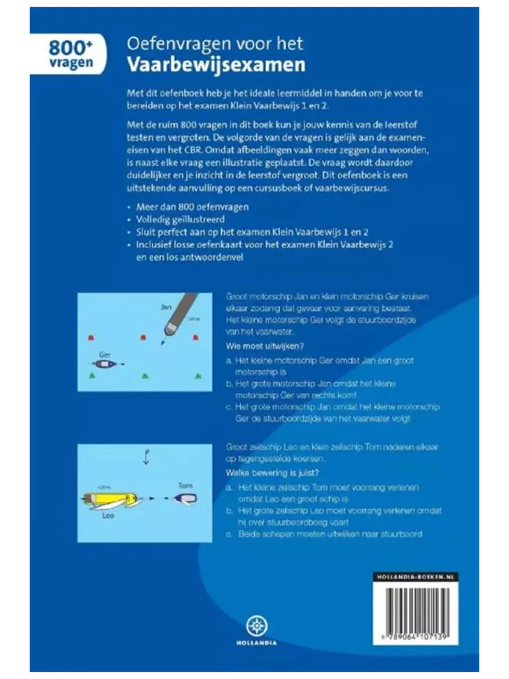 Oefenvragen voor het vaarbewijs