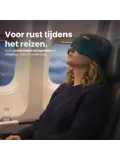 Slaapmasker Katoen - Oceaanblauw - PurelyGoods