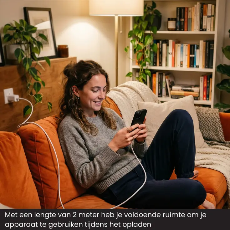 USB-A naar USB-C Kabel - 2 Meter