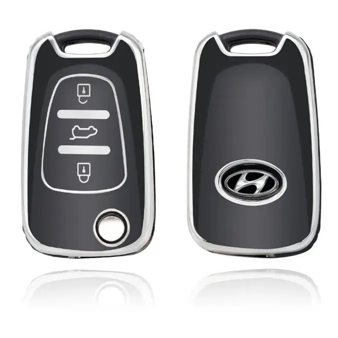 Dutch Shield Sleutelhoesje  Hyundai zwart C3