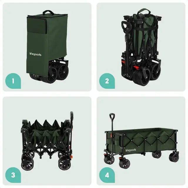 LifeGoods Bolderkar - 150KG