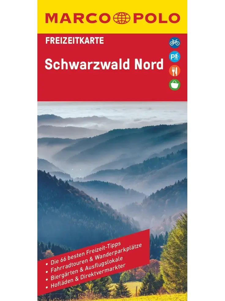Toeristische kaart FZK 38 Schwarzwald Nord