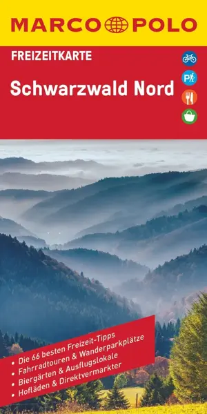 Toeristische kaart FZK 38 Schwarzwald Nord