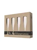 Camping champagneglazen – 4 stuks – onbreekbaar
