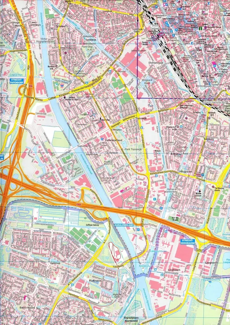 Stadsplattegrond Utrecht