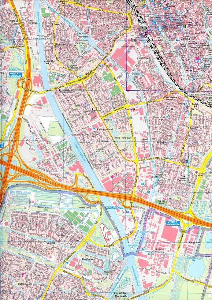 Stadsplattegrond Utrecht