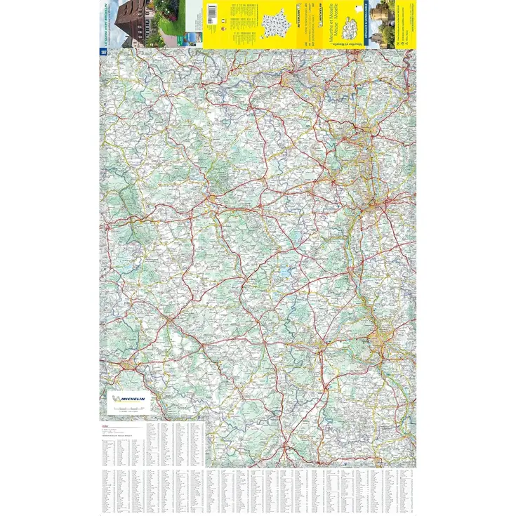 Wegenkaart Local 307 Meurthe et Moselle