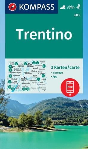 Wandelkaart WK683 Trentino