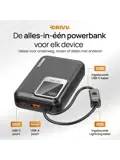 Powerbank met Kabels - 20000 mAh