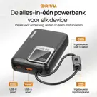 Powerbank met Kabels - 20000mAh