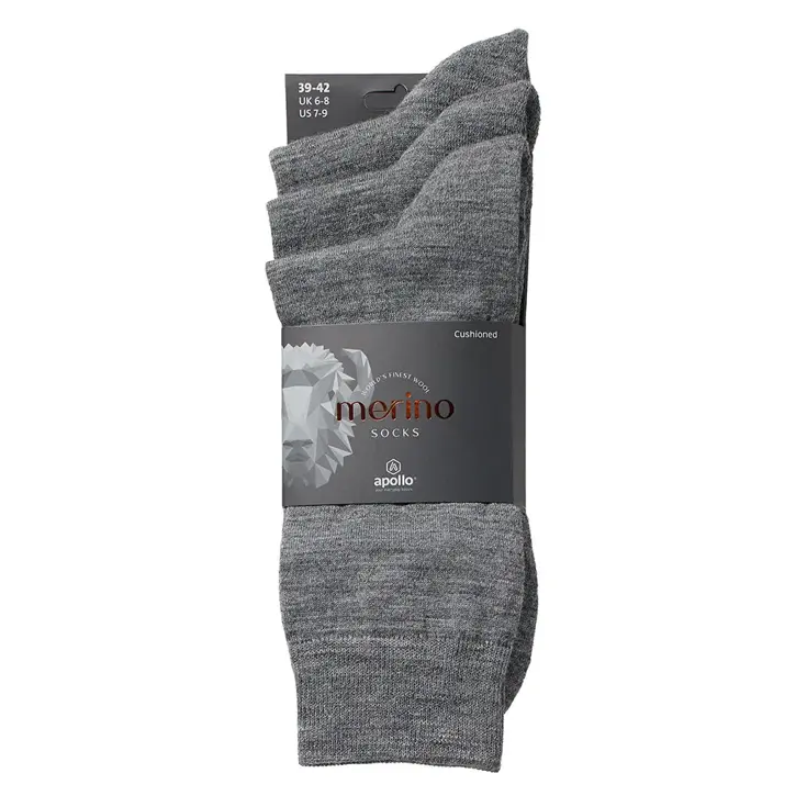 Badstof Zool - Merinowollen sokken