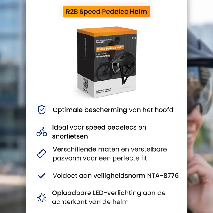 Fietshelm voor Speed Pedelec - Unisex