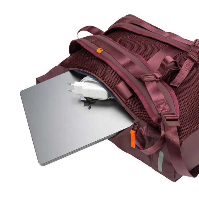 PT01 Rugzak - Plum Burgundy - Laptopvak