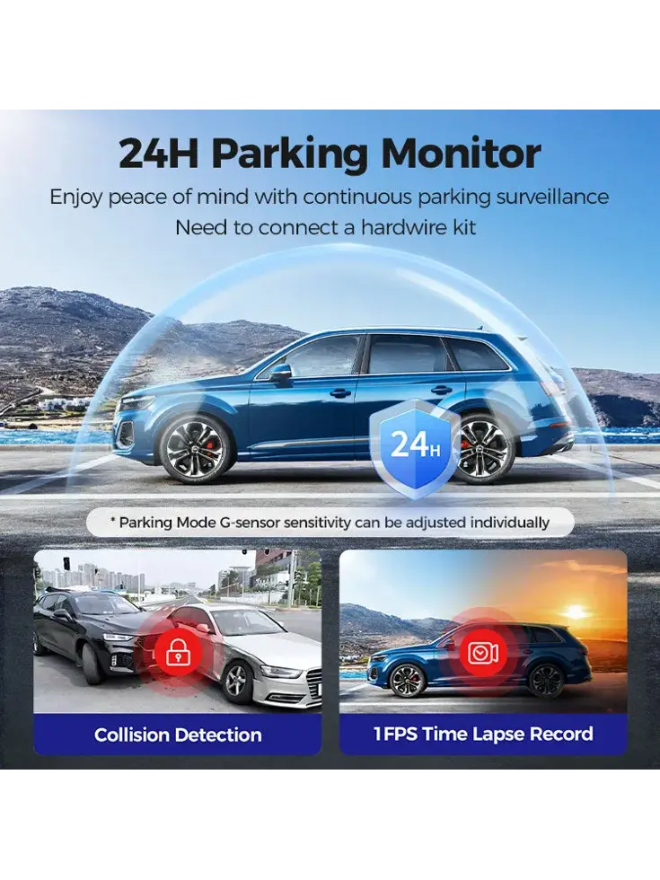 S58 4G 3CH 4K Wifi GPS dashcam