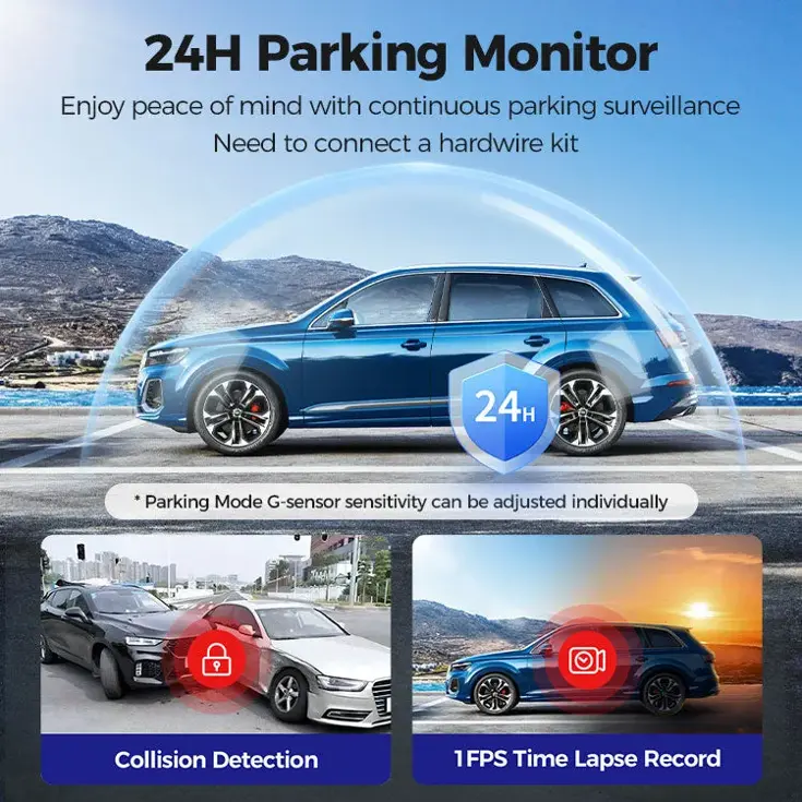S58 4G 3CH 4K Wifi GPS dashcam
