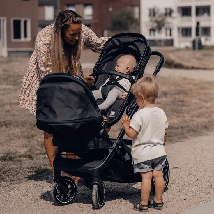 Evy V2 Duo Kinderwagen – Inclusief extra zitje