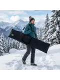 Waterafstotende snowboardtas 180x40x16 cm - Zwart