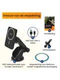 MagSafe Autohouder met Draadloos Opladen