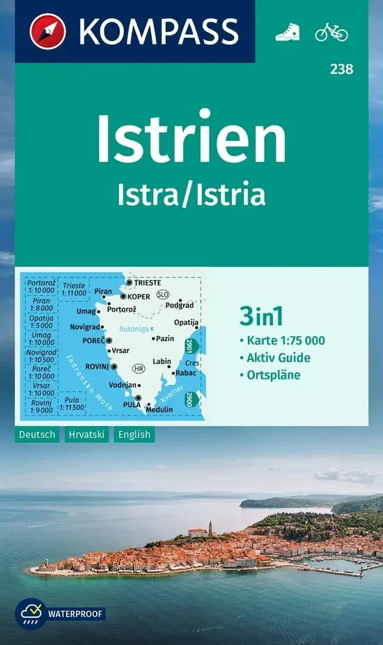 Wandelkaart WK238 Istrië