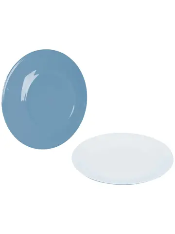 Ontbijtbord Two-Tone Melamine 4 Stuks