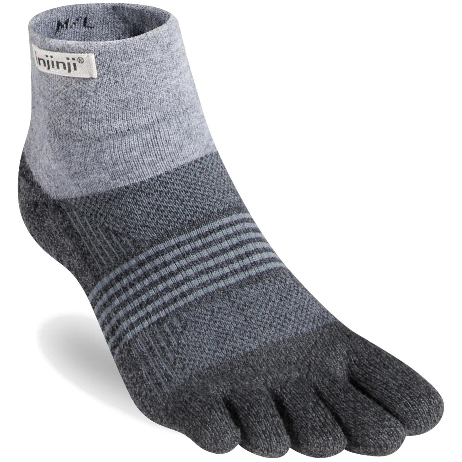 Injinji  Women's Trail Midweight Mini-Crew  Gray