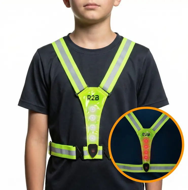 Hardloopvest met Verlichting voor Kinderen