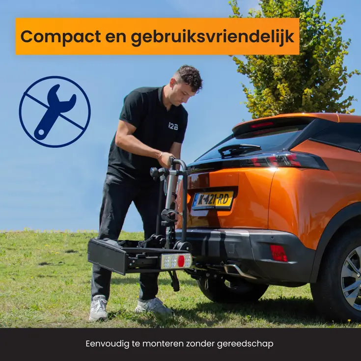 Fietsendrager Auto - 2 Fietsen Inklapbaar Trekhaak