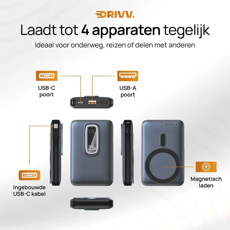 Magnetische Powerbank 10000mAh