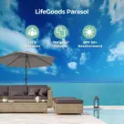 LifeGoods Parasol - 270 cm