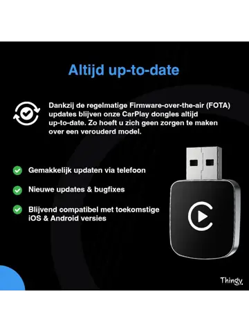 Premium 2-in-1 CarPlay & Android Auto Dongle