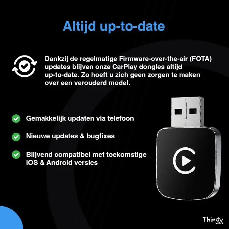 Premium 2-in-1 CarPlay & Android Auto Dongle