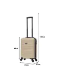 Reiskoffer XS ABS 29L met TSA-slot en 360° wielen