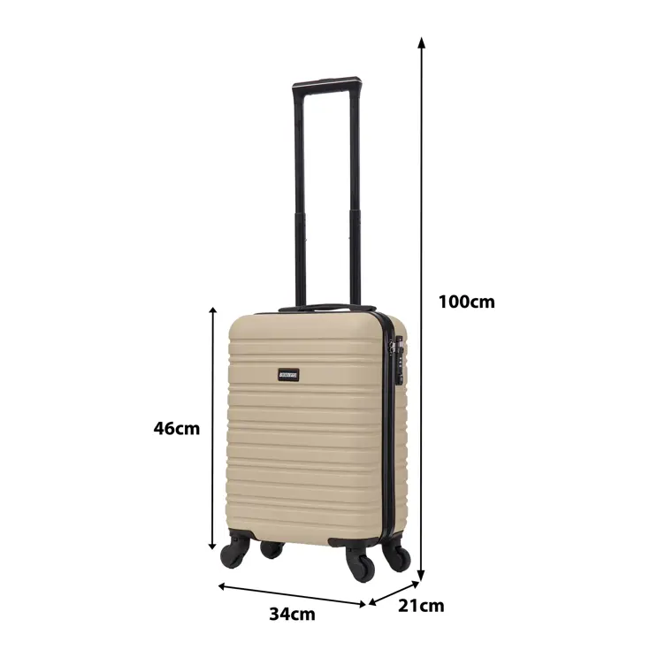 Reiskoffer XS ABS 29L met TSA-slot en 360° wielen