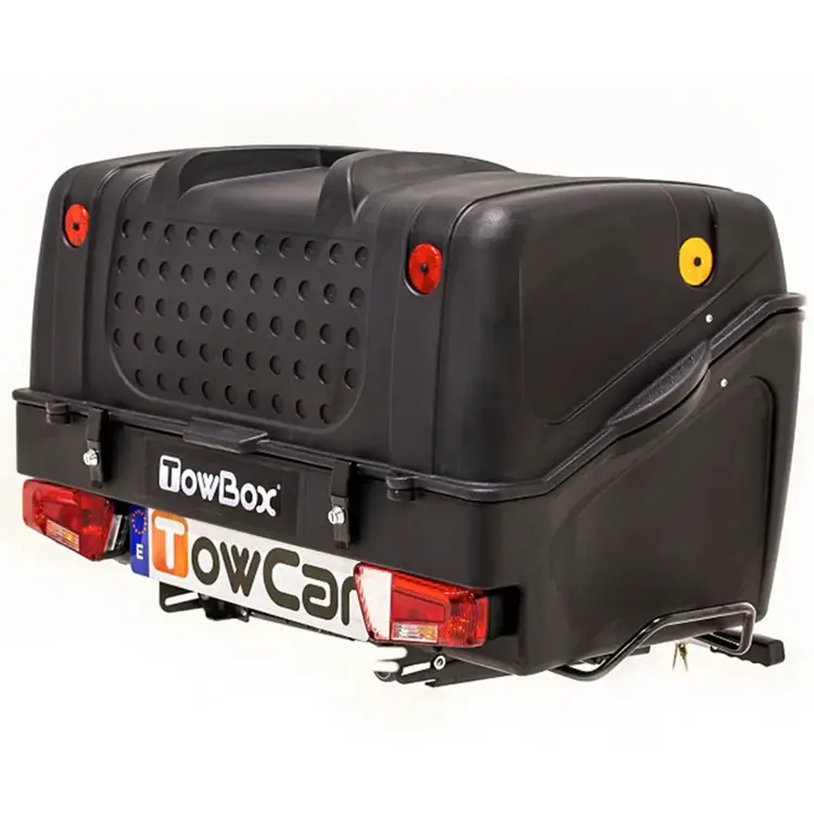 Towbox V1 - Trekhaakkoffer Zwart 280L