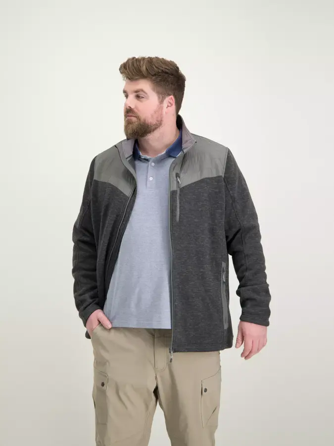 Mechiel - Fleece Vest Heren – Plus Size