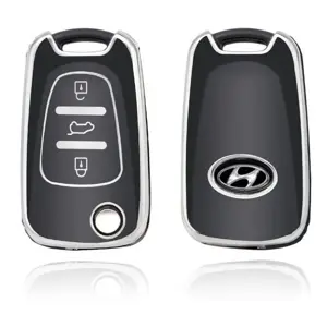 Dutch Shield Sleutelhoesje  Hyundai zwart C3